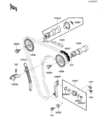 Camshafts/Chain/Tensioner