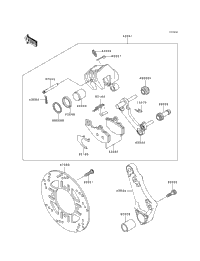 Rear Caliper (Zr550-B4)