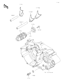 Gear Change Drum/Shift Fork(S)