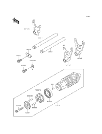Gear Change Drum/Shift Fork(S)