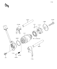 Gear Change Drum/Shift Fork(S)
