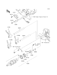 Gear Change Drum/Shift Fork(S)