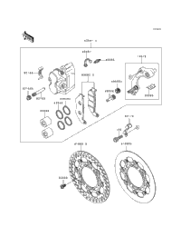 Front Brake (Kx500-E6/E7/E8)