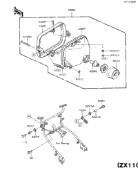 Headlight (Zx1100-A2)