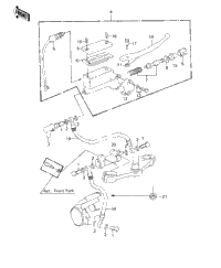 Front Master Cylinder ('80-'81 C1/C2)