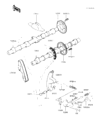 Camshafts/Chain/Tensioner