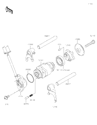 Gear Change Drum/Shift Fork(S)