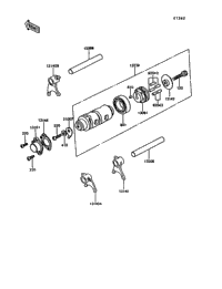 Gear Change Drum/Shift Fork(S)