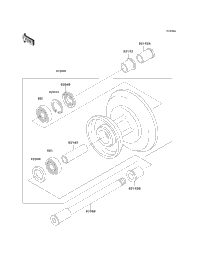 Front Wheel (Ej650-A3/A4)