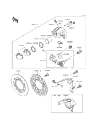 Rear Brake (Kx500-E4/E5/E6/E7)