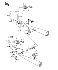Mufflers ('80-'81 C1/C2)