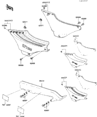 Side Covers/Chain Cover (Zx550-A1/A2)
