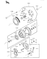 Rear Hub/Brake/Chain