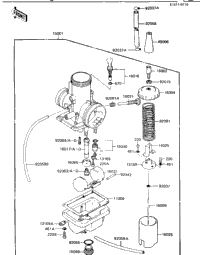Carburetor ('84 Kx80-E2)