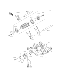Gear Change Drum/Shift Fork(S)