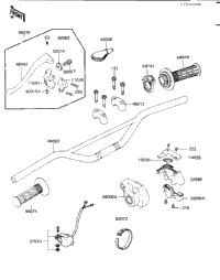 Handlebar ('84 Kx250-C2)