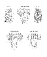 Crankcase Bolt & Stud Pattern ('80-'81 C