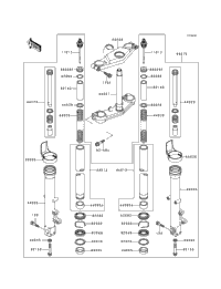 Front Fork (Zx600-E6)