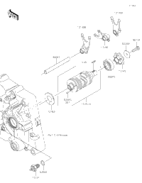 Gear Change Drum/Shift Fork(S)