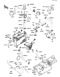 Radiator/Fan/Water Pump (E/No. 003102-)