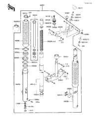 Front Fork ('83 Kx250-C1)