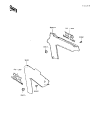 Side Covers ('83 Kx250-C1)