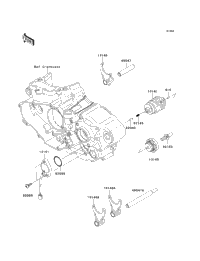 Gear Change Drum/Shift Fork(S)