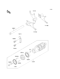 Gear Change Drum/Shift Fork(S)