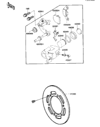 Front Brake ('84 Kx80-E2)