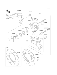 Rear Brake (Klx300-A7/A8)