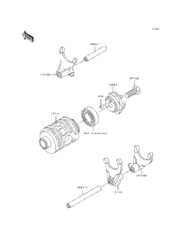Change Drum/Shift Fork