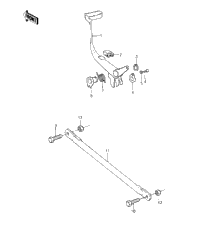 Brake Pedal/Torque Link ('80-'81 A7/A8)