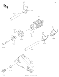 Gear Change Drum/Shift Fork(S)