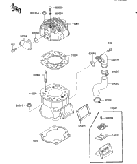 Cylinder Head/Cylinder/Reed Valve