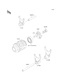 Gear Change Drum/Shift Fork(S)