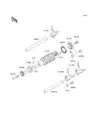 Gear Change Drum/Shift Fork(S)