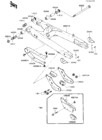 Swing Arm (Kdx200-A1/A2)