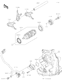 Gear Change Drum/Shift Fork(S)