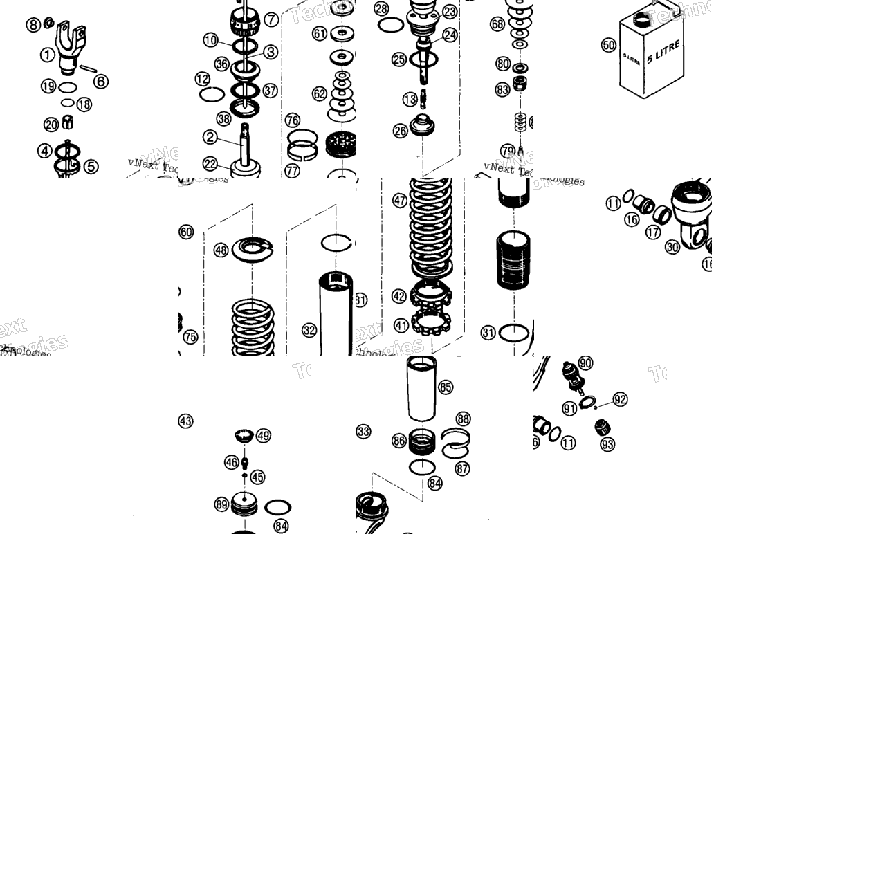 Shock Absorber Wp Disassembled