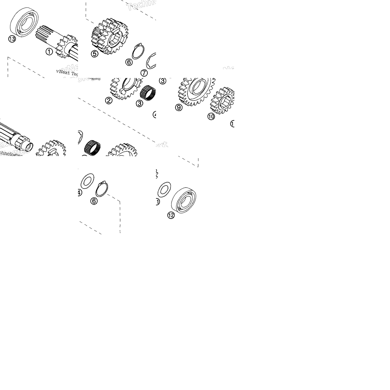 Transmission I - Main Shaft (Eu)