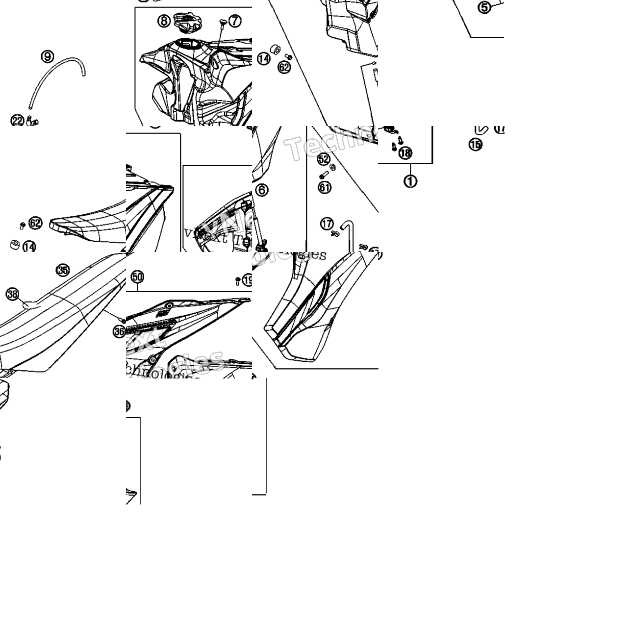 Tank, Seat, Cover