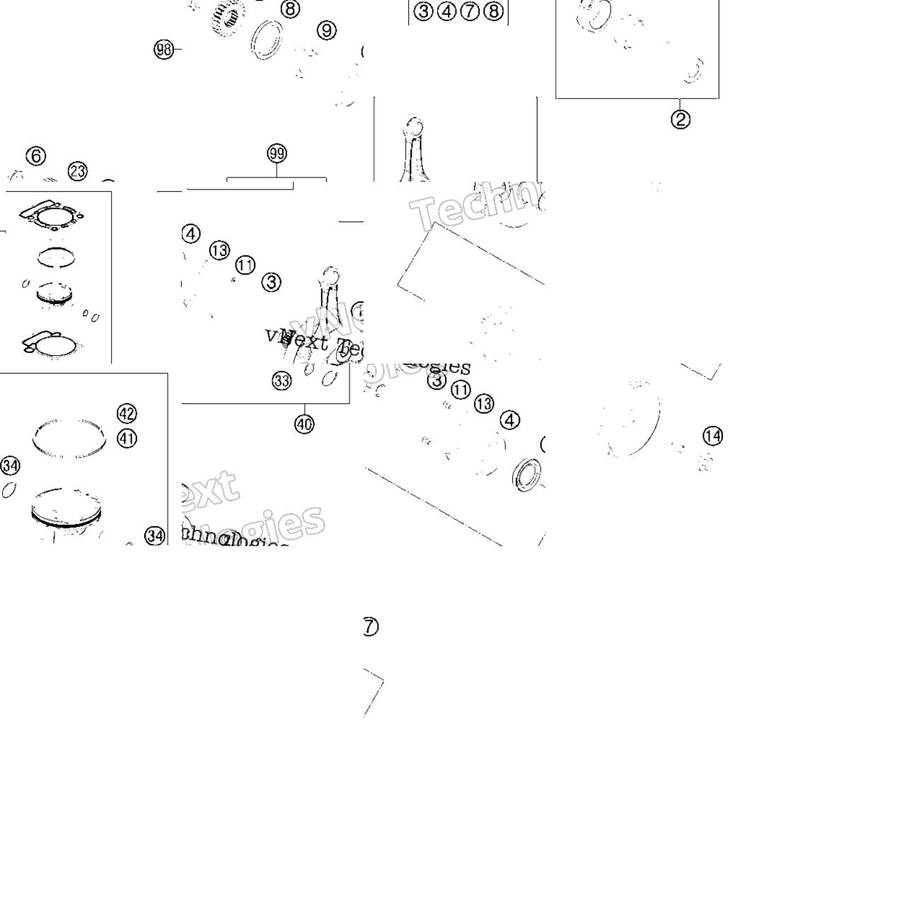 Crankshaft, Piston