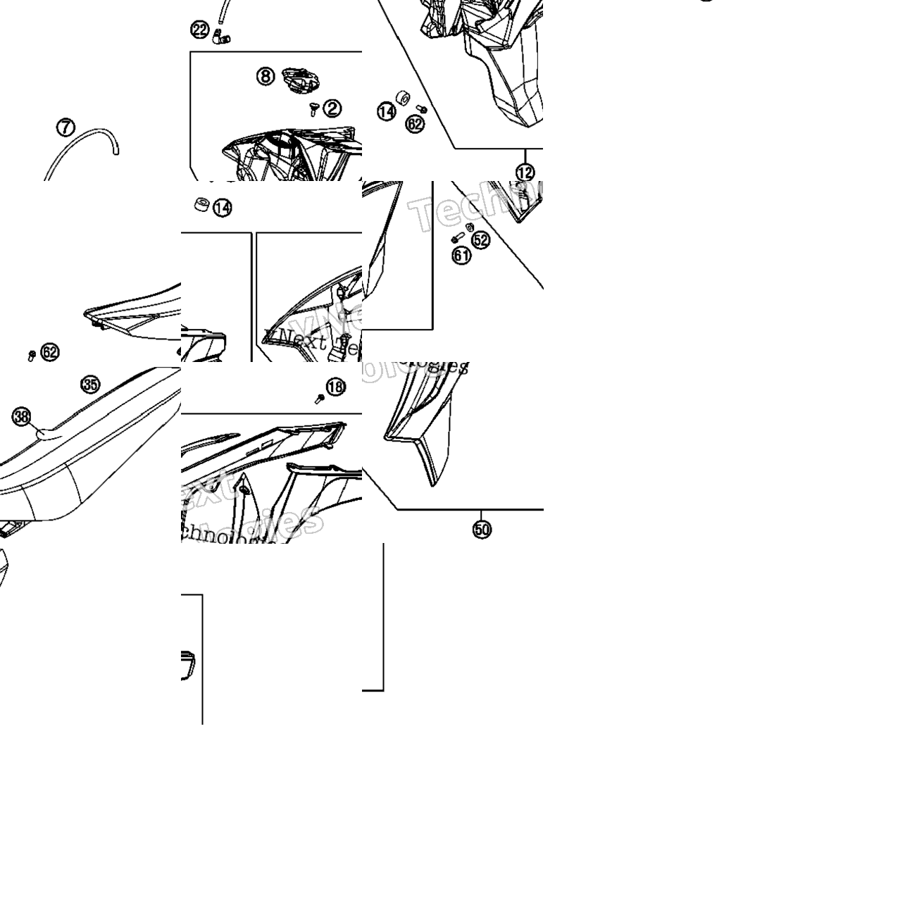 Tank, Seat, Cover