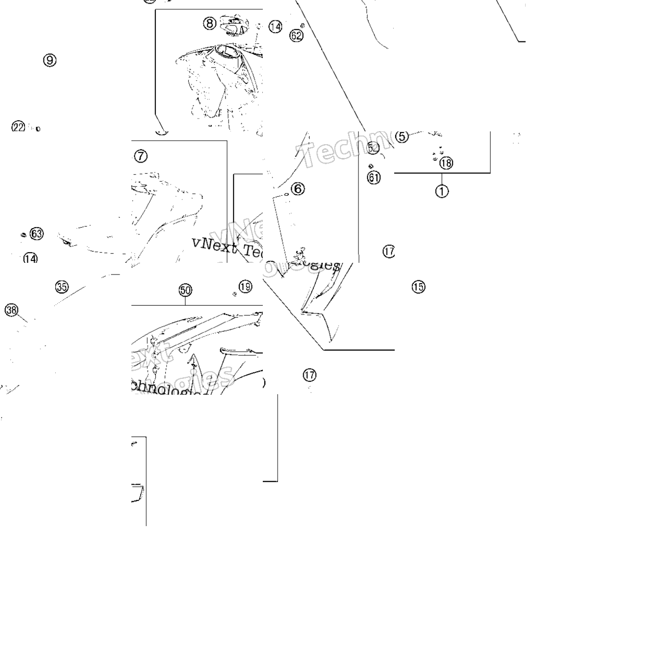 Tank, Seat, Cover