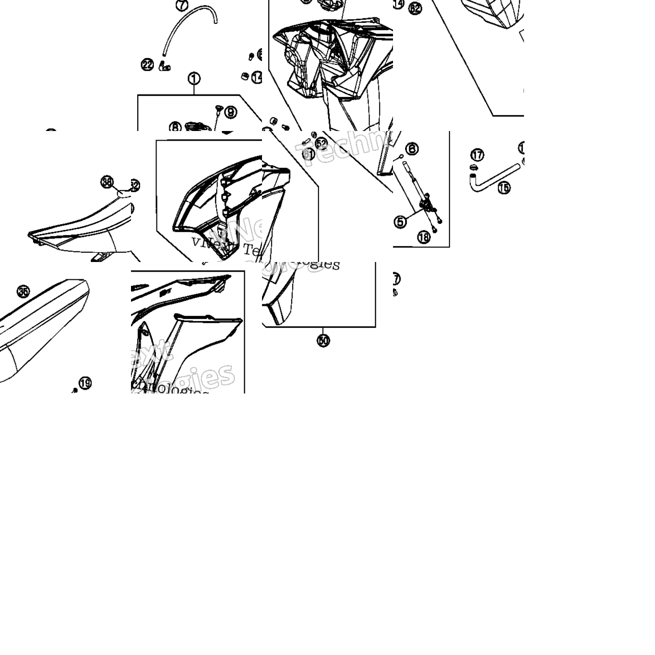 Tank, Seat, Cover