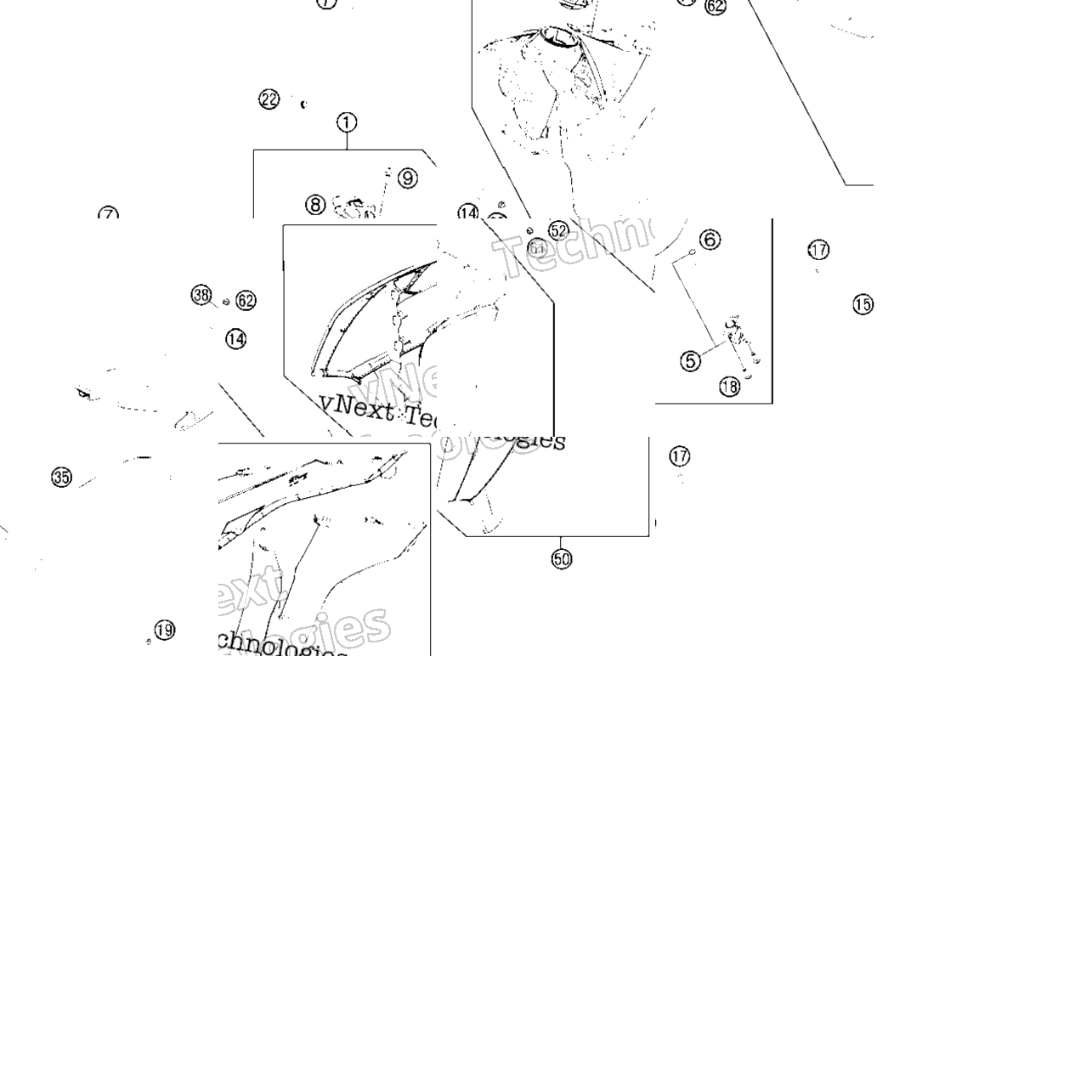 Tank, Seat, Cover