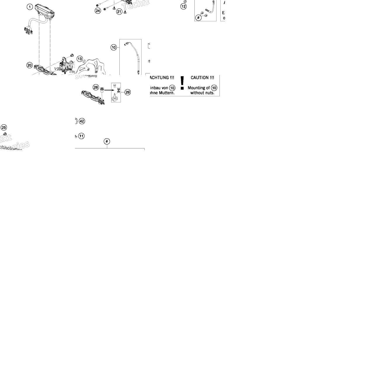 Instruments / Locksystem