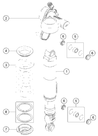 Shock Absorber Disassembled