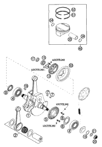 Crankshaft, Piston