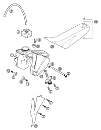 Tank, Seat, Cover